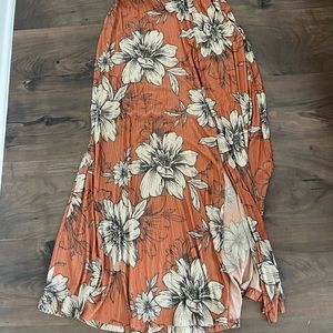 Farm Rio Anthropologie Print Maxi Skirt